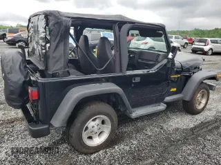 2002 Jeep Wrangler Sport with VIN 1J4FA49S12P730135, listed as a Copart auction lot 54477835 with 148,153 mi miles and Salvage title. Bid and sale history available at DreamBid. Image 3.