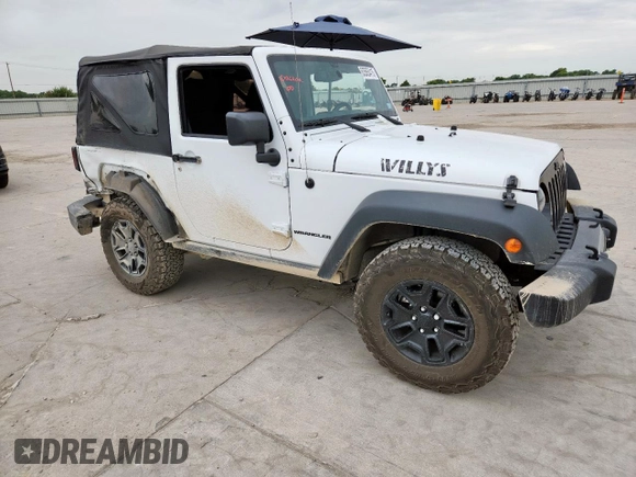 2016 Jeep Wrangler Black Bear with VIN 1C4AJWAG0GL104173, listed as a Copart auction lot 63565415 with 52,922 mi miles and Salvage title. Bid and sale history available at DreamBid. Image 4.