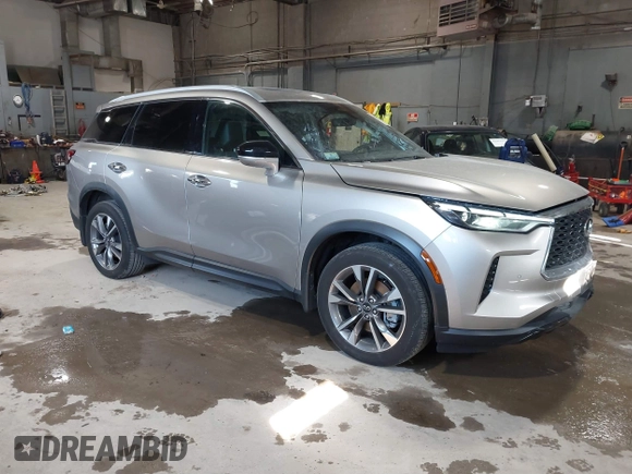 2024 Infiniti QX60 Luxe с VIN 5N1DL1FS2RC342984, выставлен на аукционе IAAI как лот 41435087 с пробегом 18 142 миль миль и . История ставок и продаж доступна на DreamBid. Изображение 1.