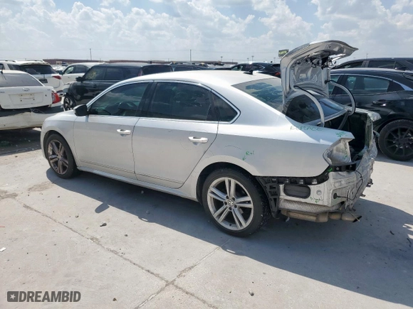 2015 Volkswagen Passat 1.8T SE w/Sunroof & Nav with VIN 1VWBT7A36FC049189, listed as a Copart auction lot 50264705 with 96,828 mi miles and Salvage Title. Bid and sale history available at carsss.com. Image 2.