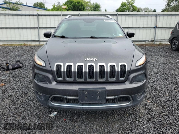 2016 Jeep Cherokee Limited with VIN 1C4PJMDBXGW261559, listed as a Copart auction lot 60042415 with 94,637 mi miles and Salvage title. Bid and sale history available at DreamBid. Image 5.