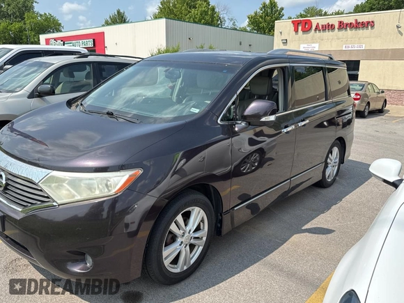 2011 Nissan Quest SL with VIN JN8AE2KP2B9007028, listed as a Copart auction lot 59522215 with 171,512 mi miles and Clean title. Bid and sale history available at DreamBid. Image 2.