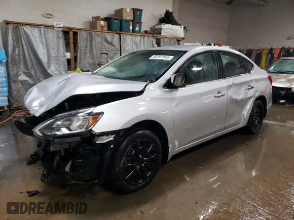 2019 Nissan Sentra SR with VIN 3N1AB7AP9KY220963, listed as a Copart auction lot 88161945 with 48,319 mi miles and Salvage Title. Bid and sale history available at carsss.com. Image 1.