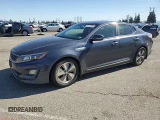 2015 Kia Optima Hybrid EX with VIN KNAGN4AD8F5083162, listed as a Copart auction lot 49740295 with 154,227 mi miles and Salvage Title. Bid and sale history available at carsss.com. Image 1.