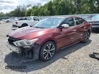 2016 Nissan Maxima SR with VIN 1N4AA6AP4GC394391, listed as a Copart auction lot 61226085 with Not provided miles and Salvage title. Bid and sale history available at DreamBid. Image 1.