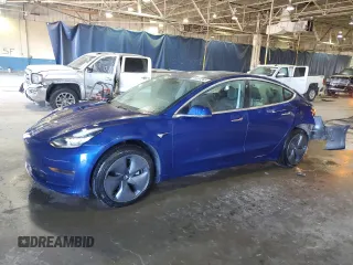 2019 Tesla Model 3 Long Range with VIN 5YJ3E1EB5KF452772, listed as a Copart auction lot 49033245 with 61,753 mi miles and Clean Title. Bid and sale history available at DreamBid. Image 1.