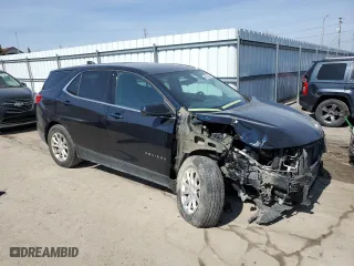2020 Chevrolet Equinox LT with VIN 2GNAXTEV6L6176155, listed as a Copart auction lot 48537585 with 128,711 mi miles and Salvage Title. Bid and sale history available at carsss.com. Image 4.
