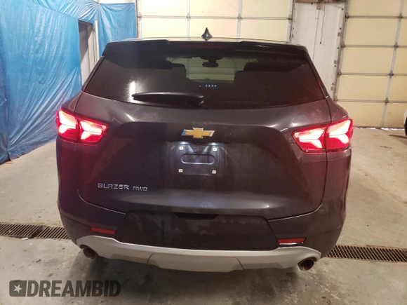 2021 Chevrolet Blazer LT with VIN 3GNKBHRS8MS566418, listed as a Copart auction lot 56045445 with 58,737 mi miles and Salvage title. Bid and sale history available at DreamBid. Image 6.