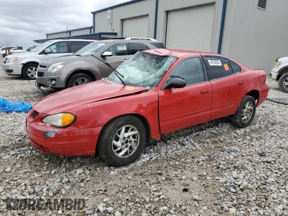 2004 Pontiac Grand Am SE1 with VIN 1G2NF52FX4M670824, listed as a Copart auction lot 48762285 with 0 mi miles and Clean Title. Bid and sale history available at carsss.com. Image 1.
