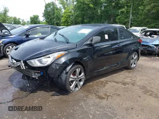2014 Hyundai Elantra z VIN KMHDH6AH1EU024689, wystawiony jako IAAI lot #41721156 z przebiegiem Nie podano mil oraz . Historia ofert i sprzedaży dostępna na DreamBid. Obrazek 2.