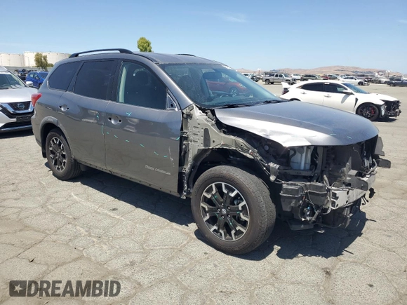 2020 Nissan Pathfinder SV with VIN 5N1DR2BN9LC583968, listed as a Copart auction lot 59009815 with 95,255 mi miles and Salvage title. Bid and sale history available at DreamBid. Image 4.