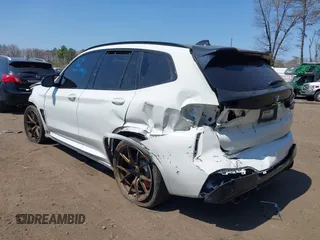 2022 BMW X3 M with VIN 5YM13EC01N9J62914, listed as a IAAI auction lot 42064632 with 13,421 mi miles. Bid and sale history available at carsss.com. Image 3.
