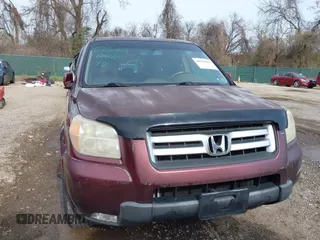 2007 Honda Pilot EX-L with VIN 2HKYF18587H515168, listed as a IAAI auction lot 41950101 with 216,885 mi miles. Bid and sale history available at carsss.com. Image 6.
