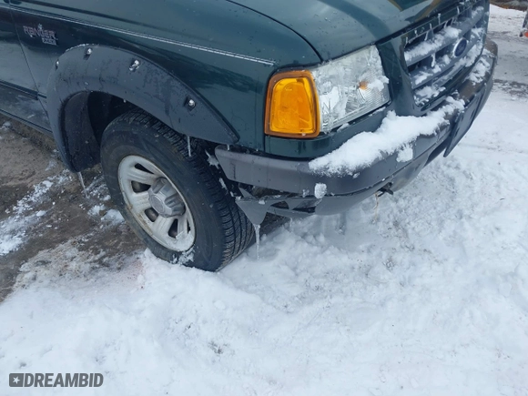 2003 Ford Ranger XL with VIN 1FTYR10U13PA86271, listed as a IAAI auction lot 41609518 with 118,257 mi miles. Bid and sale history available at carsss.com. Image 17.