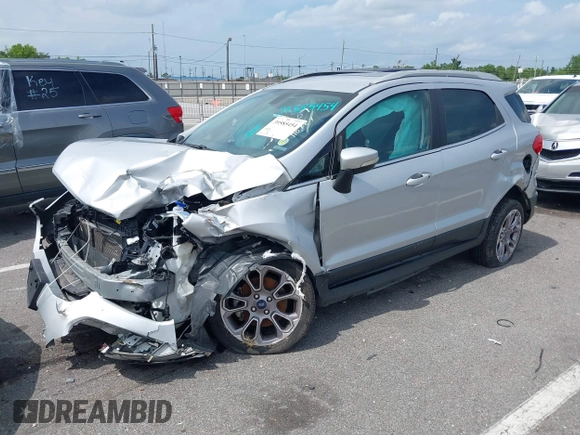 2019 Ford EcoSport Titanium with VIN MAJ3S2KE8KC271407, listed as a IAAI auction lot 39585454 with 74,104 mi miles and . Bid and sale history available at DreamBid. Image 6.