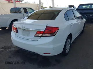2015 Honda Civic Sedan LX with VIN 19XFB2E56FE060580, listed as a IAAI auction lot 41988820 with 65,924 mi miles. Bid and sale history available at carsss.com. Image 4.
