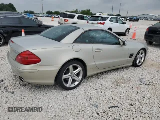 2003 Mercedes-Benz SL 500 with VIN WDBSK75F03F013873, listed as a Copart auction lot 55132305 with 91,417 mi miles and Clean title. Bid and sale history available at DreamBid. Image 3.