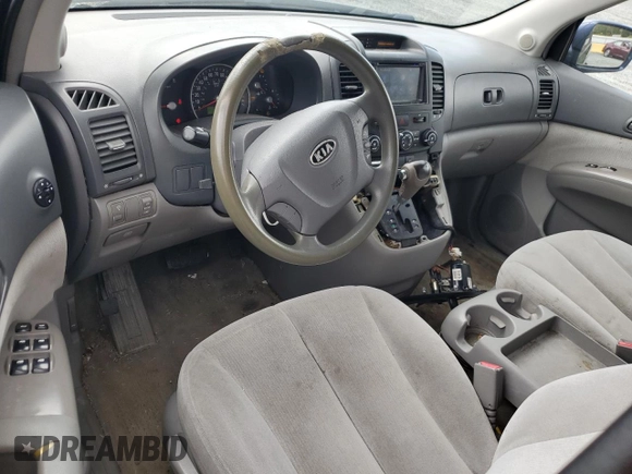 2006 Kia Sedona LX with VIN KNDMB233666045365, listed as a Copart auction lot 52853325 with 171,091 mi miles and Salvage Title. Bid and sale history available at carsss.com. Image 8.