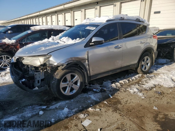 2013 Toyota RAV4 XLE with VIN JTMRFREV0DD014526, listed as a Copart auction lot 87999705 with 168,575 mi miles and Salvage Title. Bid and sale history available at carsss.com. Image 1.