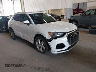 2021 Audi Q3 Premium z VIN WA1AUCF36M1089224, wystawiony jako IAAI lot #41998972 z przebiegiem 73 593 mil mil oraz . Historia ofert i sprzedaży dostępna na DreamBid. Obrazek 1.