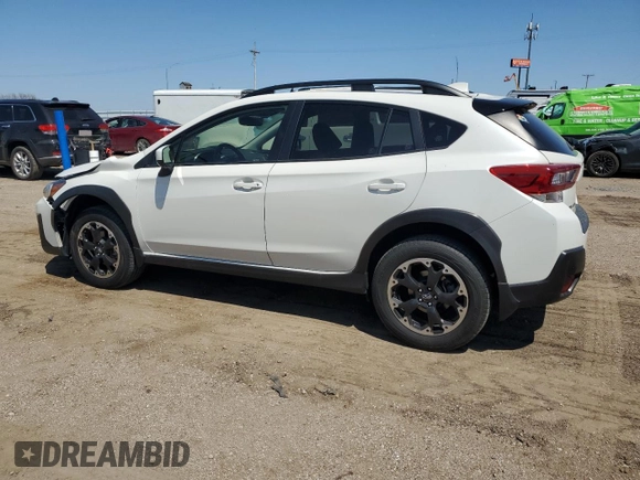 2021 Subaru Crosstrek Premium with VIN JF2GTAEC4MH387465, listed as a Copart auction lot 55343395 with 60,409 mi miles and Salvage title. Bid and sale history available at DreamBid. Image 2.