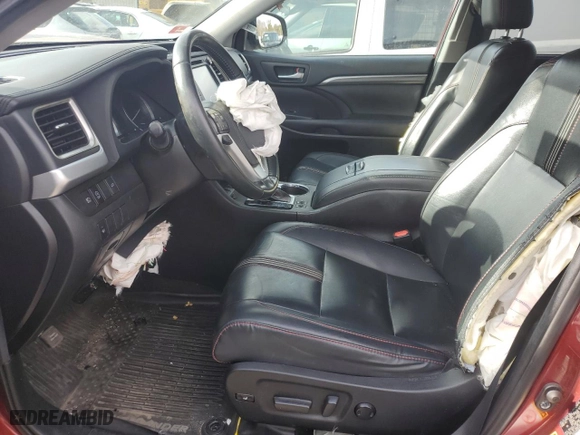 2019 Toyota Highlander SE with VIN 5TDJZRFH2KS609926, listed as a Copart auction lot 88778605 with 210,367 mi miles and Salvage Title. Bid and sale history available at carsss.com. Image 7.