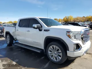 2022 GMC Sierra 1500 Limited Denali with VIN 3GTU9FEL7NG175412, listed as a Copart auction lot 76951014 with 71,532 mi miles and Salvage Title. Bid and sale history available at carsss.com. Image 4.