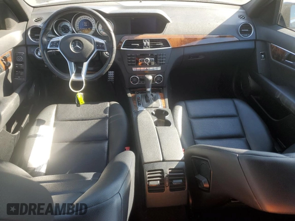 2012 Mercedes-Benz C 350 Sport with VIN WDDGF5HB6CR199867, listed as a Copart auction lot 75015004 with 92,570 mi miles and Salvage Title. Bid and sale history available at DreamBid. Image 8.