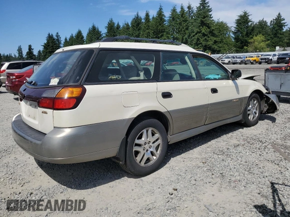 2003 Subaru Legacy Outback with VIN 4S3BH675737609362, listed as a Copart auction lot 60042525 with 211,461 mi miles and Salvage title. Bid and sale history available at DreamBid. Image 3.