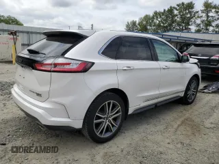 2019 Ford Edge Titanium z VIN 2FMPK3K99KBB49428, wystawiony jako Copart lot #60663125 z przebiegiem 60 383 mil mil oraz Szkoda całkowita • Salvage title. Historia ofert i sprzedaży dostępna na DreamBid. Obrazek 3.
