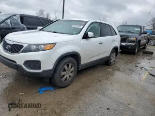 2012 Kia Sorento LX with VIN 5XYKT3A16CG239589, listed as a Copart auction lot 86520854 with 134,523 mi miles and Non Repairable. Bid and sale history available at carsss.com. Image 1.