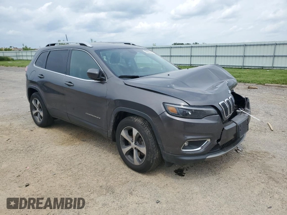 2019 Jeep Cherokee Limited with VIN 1C4PJMDN6KD117182, listed as a Copart auction lot 59202265 with 91,279 mi miles and Non repairable. Bid and sale history available at DreamBid. Image 4.