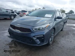 2021 Kia Forte GT-Line with VIN 3KPF34AD4ME268945, listed as a IAAI auction lot 41797258 with 39,232 mi miles. Bid and sale history available at carsss.com. Image 2.