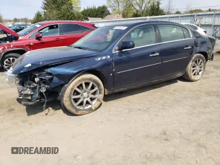 2007 Buick Lucerne V6 CXL with VIN 1G4HD57227U169480, listed as a Copart auction lot 52676975 with 125,712 mi miles and Salvage Title. Bid and sale history available at carsss.com. Image 1.