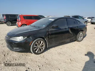 2015 Chrysler 200 S with VIN 1C3CCCBG7FN518638, listed as a Copart auction lot 41961545 with 180,564 mi miles and Salvage Title. Bid and sale history available at carsss.com. Image 1.