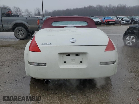 2006 Nissan 350Z Touring z VIN JN1AZ36A86M451791, wystawiony jako Copart lot #45200125 z przebiegiem 85 159 mil mil oraz Szkoda całkowita • Salvage title. Historia ofert i sprzedaży dostępna na DreamBid. Obrazek 6.