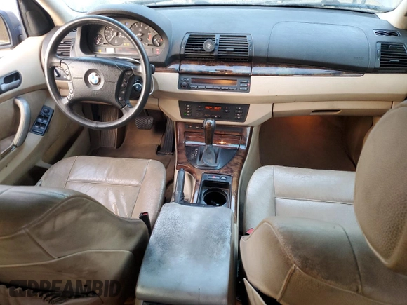 2005 BMW X5 3.0i with VIN 5UXFA13535LY17925, listed as a Copart auction lot 83098944 with 194,951 mi miles and Salvage Title. Bid and sale history available at carsss.com. Image 8.