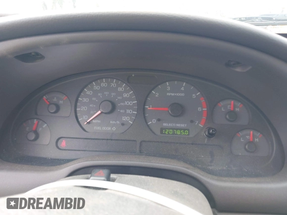 2002 Ford Mustang Standard with VIN 1FAFP40412F101781, listed as a IAAI auction lot 42108137 with 120,785 mi miles and . Bid and sale history available at DreamBid. Image 7.