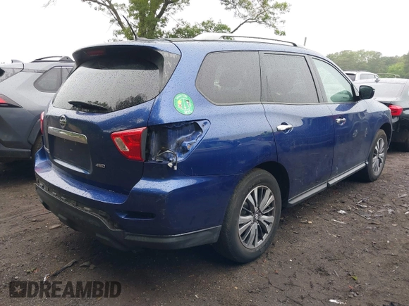 2018 Nissan Pathfinder SL with VIN 5N1DR2MM6JC652102, listed as a IAAI auction lot 42415763 with 79,636 mi miles and . Bid and sale history available at DreamBid. Image 4.
