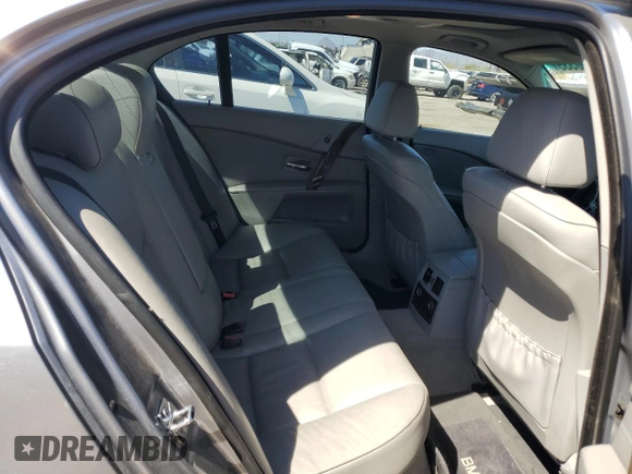 2006 BMW 5 Series 530i with VIN WBANE735X6CM34146, listed as a Copart auction lot 49740535 with 121,958 mi miles and Salvage Title. Bid and sale history available at carsss.com. Image 10.
