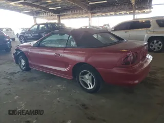 1998 Ford Mustang with VIN 1FAFP4447WF245920, listed as a Copart auction lot 87719415 with 211,426 mi miles and Salvage Title. Bid and sale history available at carsss.com. Image 2.