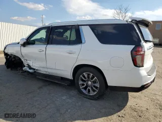 2023 Chevrolet Tahoe LT with VIN 1GNSKNKD2PR285362, listed as a Copart auction lot 46849505 with 48,251 mi miles and Clean Title. Bid and sale history available at carsss.com. Image 2.