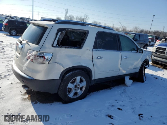 2008 GMC Acadia SLT1 with VIN 1GKER23758J151393, listed as a Copart auction lot 44580755 with 169,713 mi miles and Salvage Title. Bid and sale history available at carsss.com. Image 3.