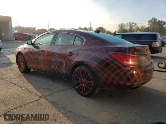 2016 Buick LaCrosse Premium II with VIN 1G4GF5G36GF143631, listed as a Copart auction lot 76416464 with 126,384 mi miles and Salvage Title. Bid and sale history available at carsss.com. Image 2.