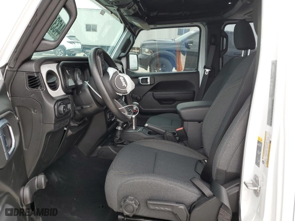 2024 Jeep Wrangler Sport with VIN 1C4PJXDG1RW349674, listed as a Copart auction lot 44331845 with 2,677 mi miles and Salvage Title. Bid and sale history available at carsss.com. Image 7.