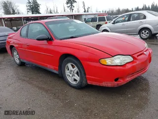 2004 Chevrolet Monte Carlo LS with VIN 2G1WW12E849192702, listed as a IAAI auction lot 41639634 with 193,641 mi miles. Bid and sale history available at carsss.com. Image 1.
