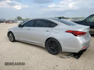 2017 Genesis G80 3.8L with VIN KMHGN4JE8HU191863, listed as a Copart auction lot 59396875 with 134,059 mi miles and Salvage title. Bid and sale history available at DreamBid. Image 2.