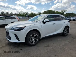 2023 Lexus RX with VIN 2T2BAMBAXPC007889, listed as a Copart auction lot 49576864 with 5,756 mi miles and Salvage Title. Bid and sale history available at carsss.com. Image 1.
