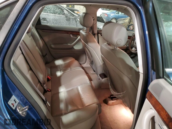 2005 Audi A4 3.2L with VIN WAUDG68E65A451450, listed as a Copart auction lot 88317535 with 172,772 mi miles and Salvage Title. Bid and sale history available at carsss.com. Image 10.