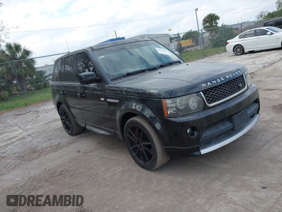 2013 Land Rover Range Rover Sport SC with VIN SALSH2E48DA802796, listed as a IAAI auction lot 41613187 with 104,024 mi miles. Bid and sale history available at carsss.com. Image 1.